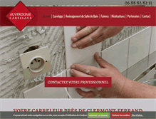 Tablet Screenshot of carrelage-63-ferreira.com